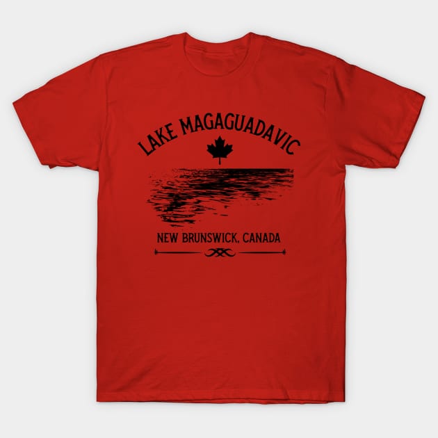 Lake Magaguadavic, New Brunswick - Canada Locations T-Shirt by Kcaand